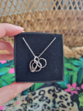 Load image into Gallery viewer, Triple Rings Charm Necklace