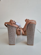 Load image into Gallery viewer, BNWT ASOS Design Diamonte Chunky Ladies Heels 7