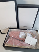Load image into Gallery viewer, BNWT Authentic Genuine Gucci Pink Cloth Espadrilles with Packaging 8.5/9