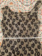 Load image into Gallery viewer, True Vintage Kitty Copeland 1960s Gold/Black Brocade Dress