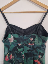 Load image into Gallery viewer, Karen Millen Floral Green Y2K Slip Dress 10