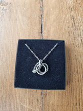 Load image into Gallery viewer, Triple Rings Charm Necklace