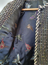 Load image into Gallery viewer, Couture Vintage Tweed Blazer up to size 10