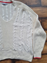 Load image into Gallery viewer, Per Una 100% Cotton Cream Cable Knitted Oversized Jumper XL
