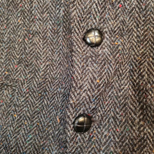 Load image into Gallery viewer, Vintage Charcoal/blue Harris Tween Blazer
