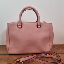 Load image into Gallery viewer, Michael Kors Kellen Med Satchel light peach saffiano leather bag Rrp £320
