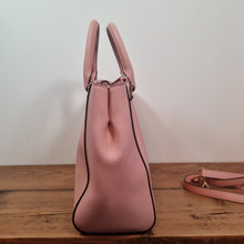 Load image into Gallery viewer, Michael Kors Kellen Med Satchel light peach saffiano leather bag Rrp £320
