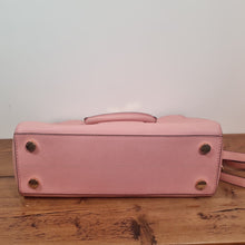 Load image into Gallery viewer, Michael Kors Kellen Med Satchel light peach saffiano leather bag Rrp £320
