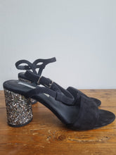 Load image into Gallery viewer, &amp;Otherstories Crystal Chunky Heels 7
