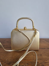 Load image into Gallery viewer, Vintage Italian Gold Bag
