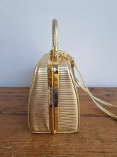 Load image into Gallery viewer, Vintage Italian Gold Bag
