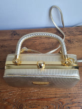 Load image into Gallery viewer, Vintage Italian Gold Bag
