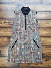Load image into Gallery viewer, Theory Tweed Check 100% Silk Emoral Chromatic Dress 6/8
