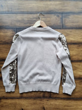 Load image into Gallery viewer, Karen Millen Cashmere Blend Gold Cardi 8/10
