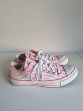 Load image into Gallery viewer, Genuine Converse All Stars Peach Stripe Trainers 5
