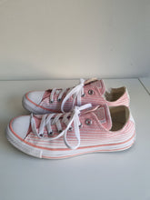Load image into Gallery viewer, Genuine Converse All Stars Peach Stripe Trainers 5
