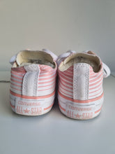 Load image into Gallery viewer, Genuine Converse All Stars Peach Stripe Trainers 5
