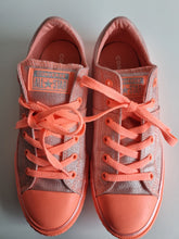 Load image into Gallery viewer, Converse All Stars Chuck Taylor Neon Orange Ladies Trainers 4.5
