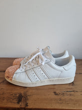 Load image into Gallery viewer, Adidas Rose Gold Capped Ladies Trainers 5
