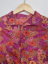 Load image into Gallery viewer, 1970s Vintage Handmade Boho Floral Hippy Ladies Shirt 10

