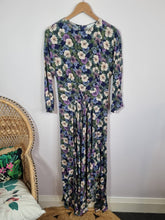 Load image into Gallery viewer, Warehouse Floral Boho Fairy Maxi Dress 8
