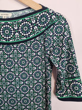 Load image into Gallery viewer, Max Studio Geometric Mosaic Stained Glass Print Mini Dress XS
