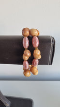 Load image into Gallery viewer, Real Shell two strand boho bracelet
