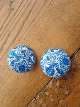 Load image into Gallery viewer, Deep Sea Pattern Clipon Earrings
