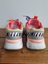 Load image into Gallery viewer, Sophia Webster X Puma Nova Ladies Zebra Animal Print Trainers 4
