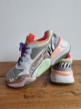 Load image into Gallery viewer, Sophia Webster X Puma Nova Ladies Zebra Animal Print Trainers 4
