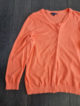 Load image into Gallery viewer, Tommy Hilfiger Orange 100% Cotton Ladies Cardigan XL
