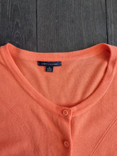 Load image into Gallery viewer, Tommy Hilfiger Orange 100% Cotton Ladies Cardigan XL
