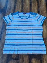 Load image into Gallery viewer, Maine Breton Stripe Cotton Ladies T shirt 20
