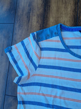Load image into Gallery viewer, Maine Breton Stripe Cotton Ladies T shirt 20
