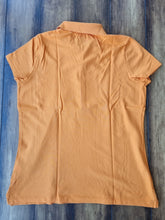 Load image into Gallery viewer, Y2K Tommy Hilfiger Orange Ladies Polo Cotton T shirt L
