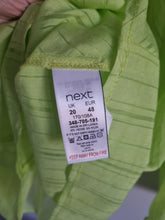 Load image into Gallery viewer, NEXT Lime Green Sheer Summer Ladies Top 20
