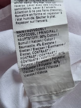Load image into Gallery viewer, River Island White Patterned Sheer puff Sleeves Ladies Top 18
