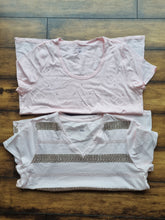 Load image into Gallery viewer, Tommy Hilfiger Bundle 2 Embellished Sequin Ladies T Shirts XL
