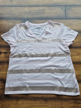 Load image into Gallery viewer, Tommy Hilfiger Bundle 2 Embellished Sequin Ladies T Shirts XL
