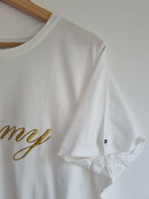 Load image into Gallery viewer, Vintage Y2K Tommy Hilfiger Embroidered Iconic Logo Cotton Ladies T Shirt XL
