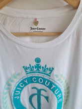 Load image into Gallery viewer, Authentic Y2K Vintage Rare Juicy Couture Rhinestone Crown Ladies T shirt XL
