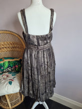 Load image into Gallery viewer, MNG Mango Suit 100% Silk Bubble Hem Y2k Dress
