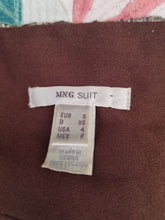 Load image into Gallery viewer, MNG Mango Suit 100% Silk Bubble Hem Y2k Dress
