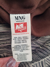 Load image into Gallery viewer, MNG Mango Suit 100% Silk Bubble Hem Y2k Dress
