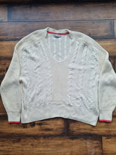 Load image into Gallery viewer, Per Una 100% Cotton Cream Cable Knitted Oversized Jumper XL
