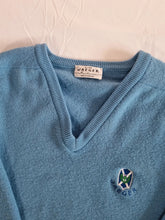 Load image into Gallery viewer, Vintage Jaeger Scottish Woollen Blue Knit Jumper 12
