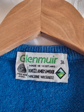 Load image into Gallery viewer, Vintage 100% Lambswool Glenmuir Scottish Knit V neck Jumper 10
