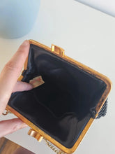 Load image into Gallery viewer, Vintage stud beaded Black bag
