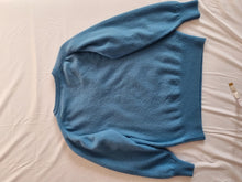 Load image into Gallery viewer, Vintage Jaeger Scottish Woollen Blue Knit Jumper 12
