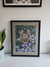 Load image into Gallery viewer, Vintage Cat Crossstitch Tapestry Embroidered Frame
